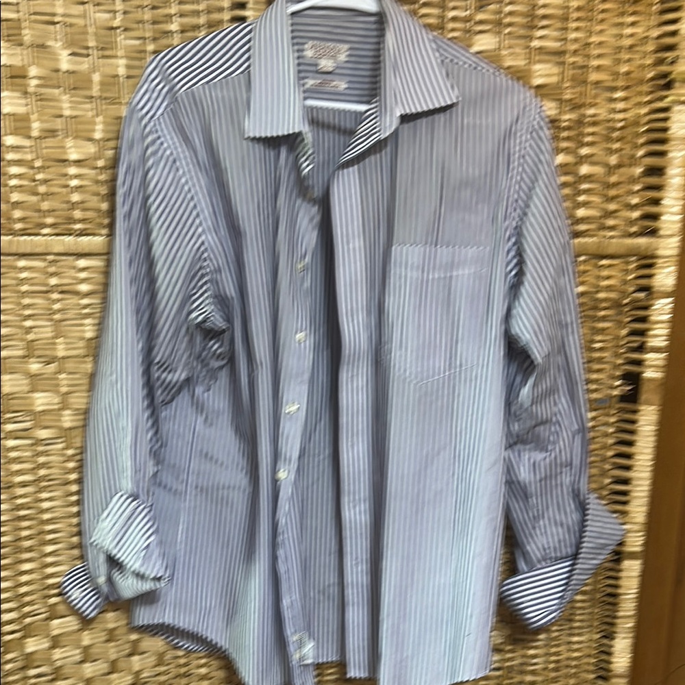 Men's Blue Striped Shirt
